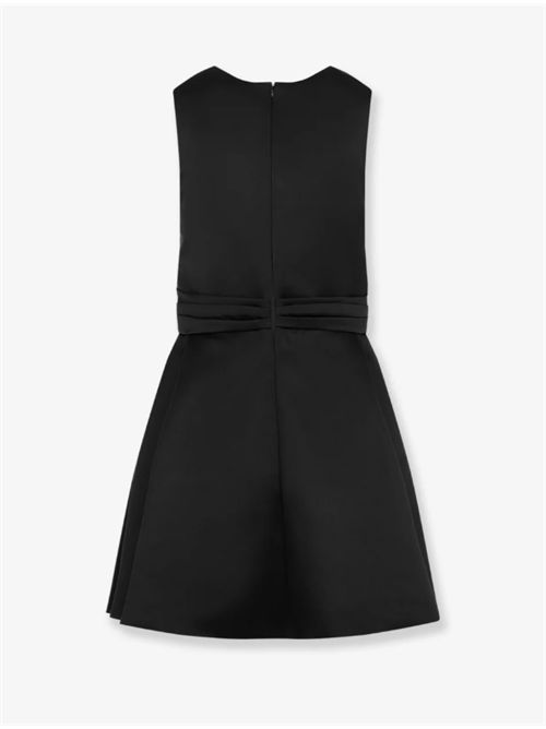 DUCHESSE SATIN DRESS ELISABETTA FRANCHI | AB87261E2110 nero